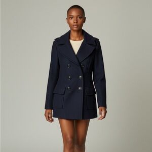 Miss Sixty Navy Pea Coat navy blue Medium 90’s vintage